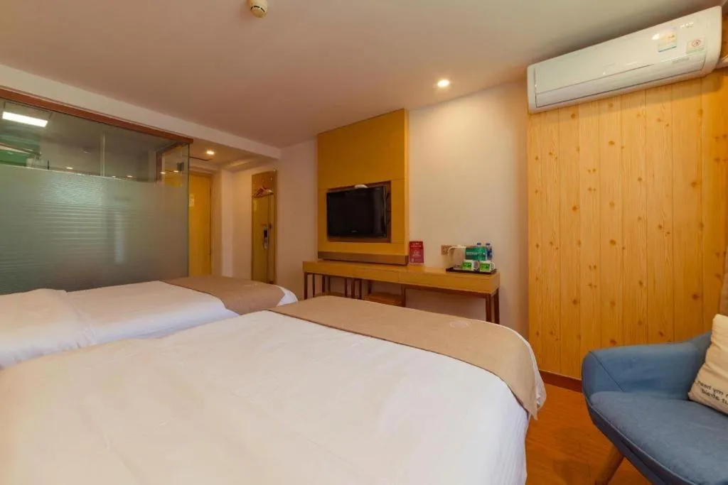 Bed in GreenTree Inn Tangshan Yuhua Road