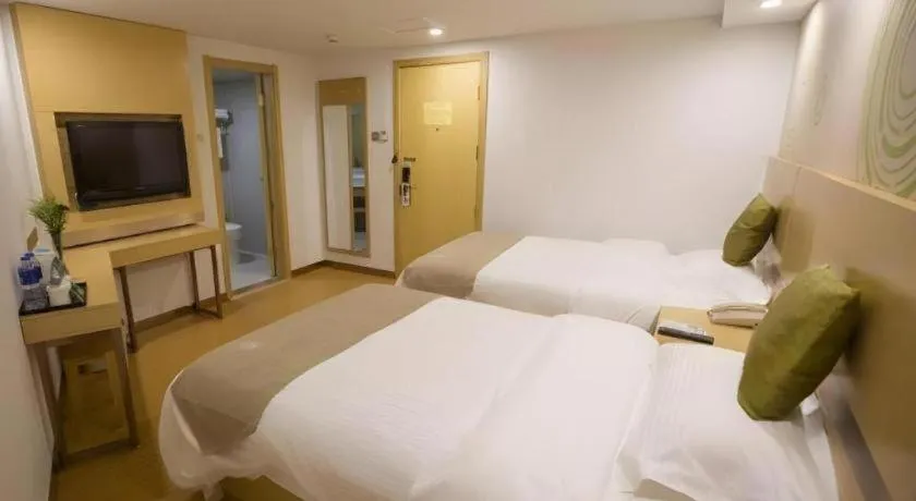 Bed in GreenTree Inn Tangshan Yuhua Road