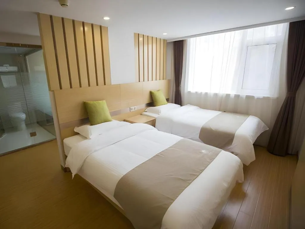 Bed in GreenTree Inn Tangshan Yuhua Road