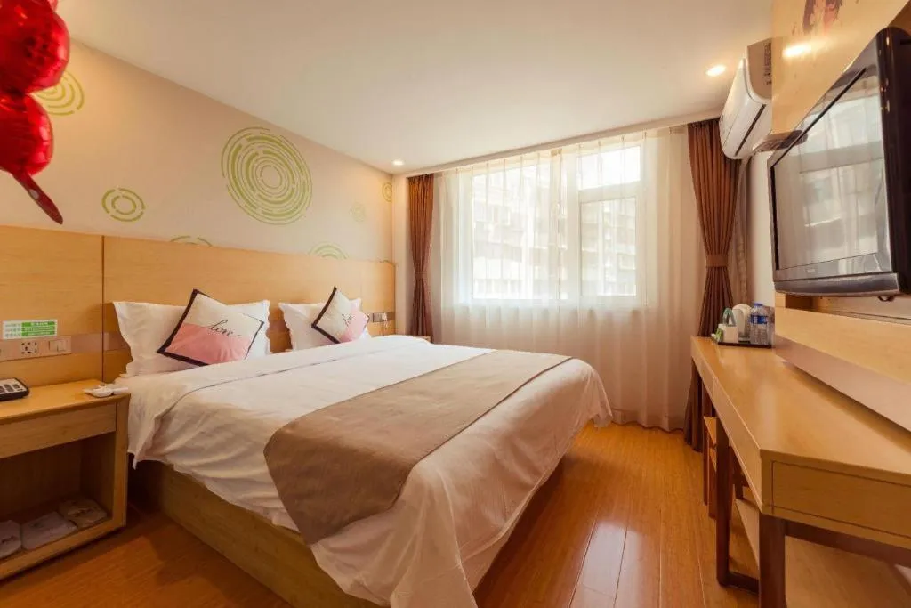 Bed in GreenTree Inn Tangshan Yuhua Road