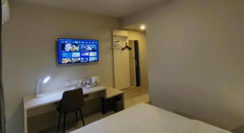 Bed in Jinjiang Inn Qingdao International Exhibition Center Haier Road