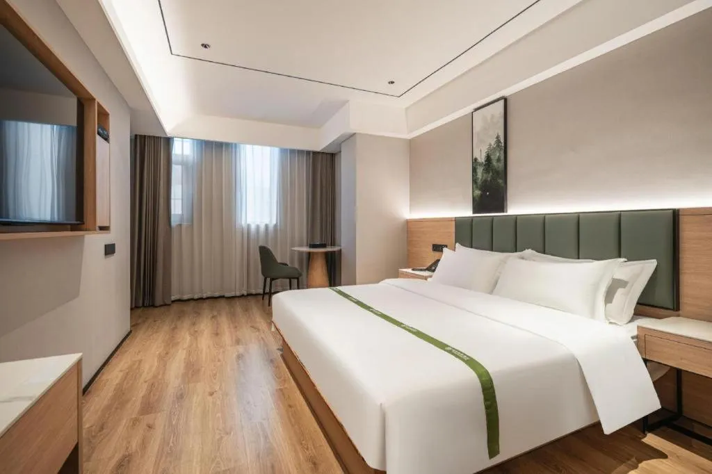 Bed in GreenTree Inn Bengbu Huaihe Walking Street