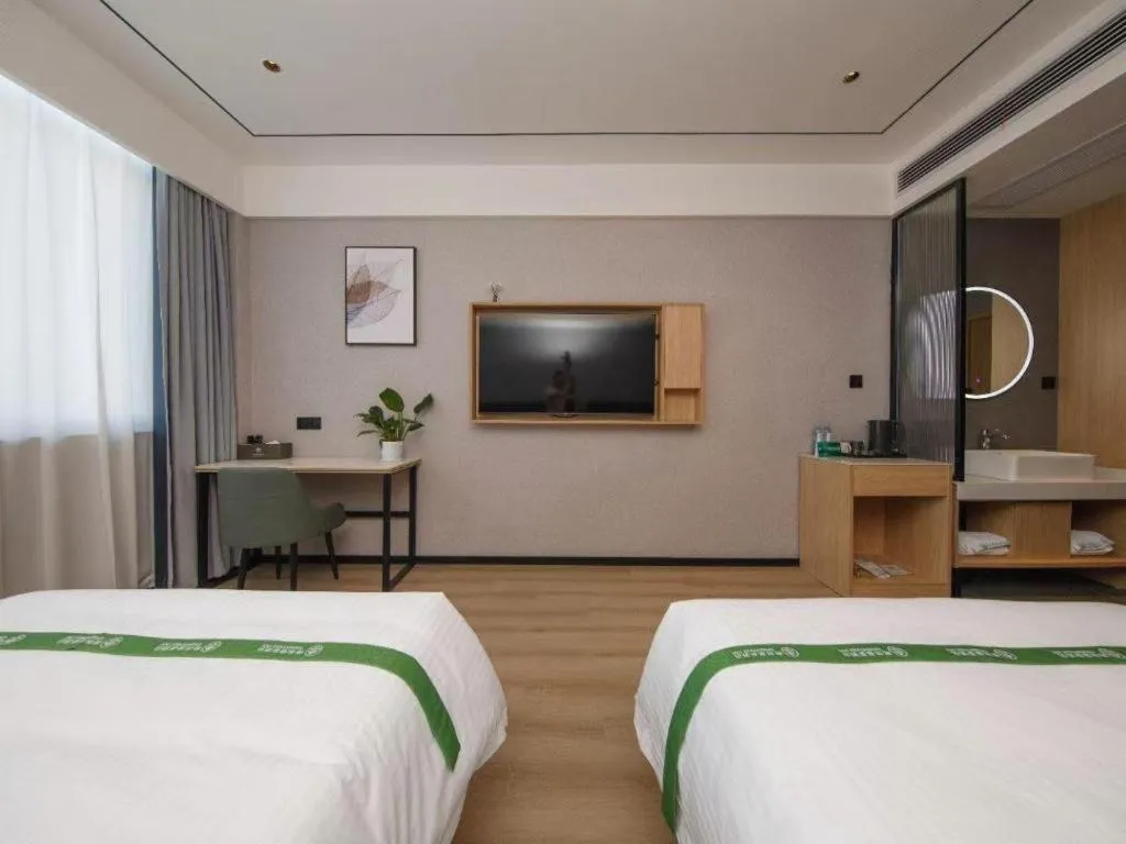 Bed in GreenTree Inn Bengbu Huaihe Walking Street