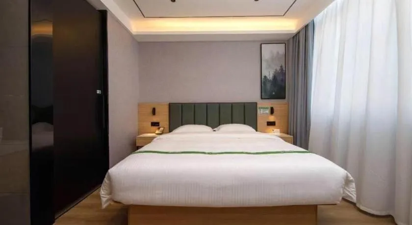 Bed in GreenTree Inn Bengbu Huaihe Walking Street