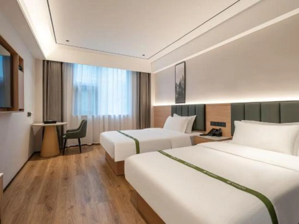 Bed in GreenTree Inn Bengbu Huaihe Walking Street