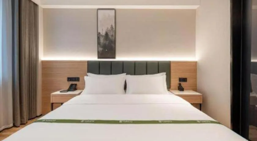 Bed in GreenTree Inn Bengbu Huaihe Walking Street