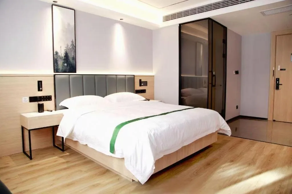 Bed in GreenTree Inn Bengbu Huaihe Walking Street
