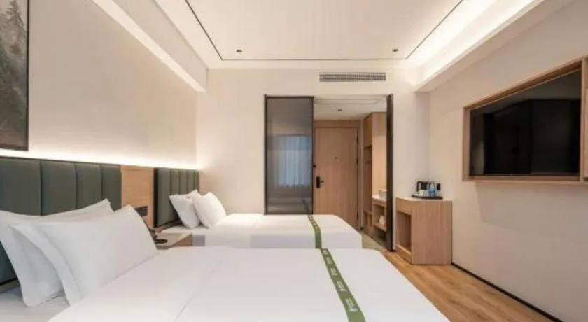 Bed in GreenTree Inn Bengbu Huaihe Walking Street