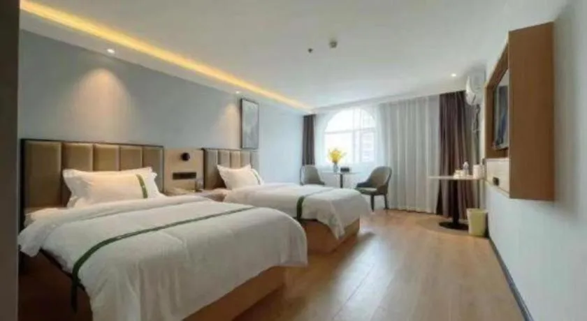 Bed in GreenTree Inn Bengbu Huaihe Walking Street