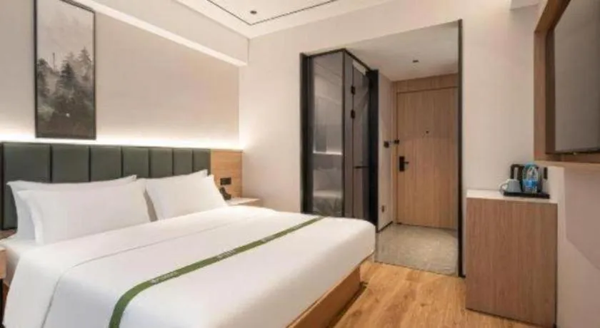 Bed in GreenTree Inn Bengbu Huaihe Walking Street