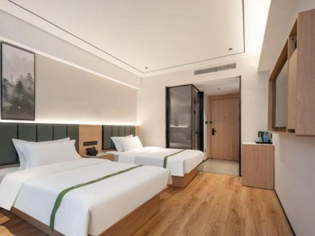 Bed in GreenTree Inn Bengbu Huaihe Walking Street