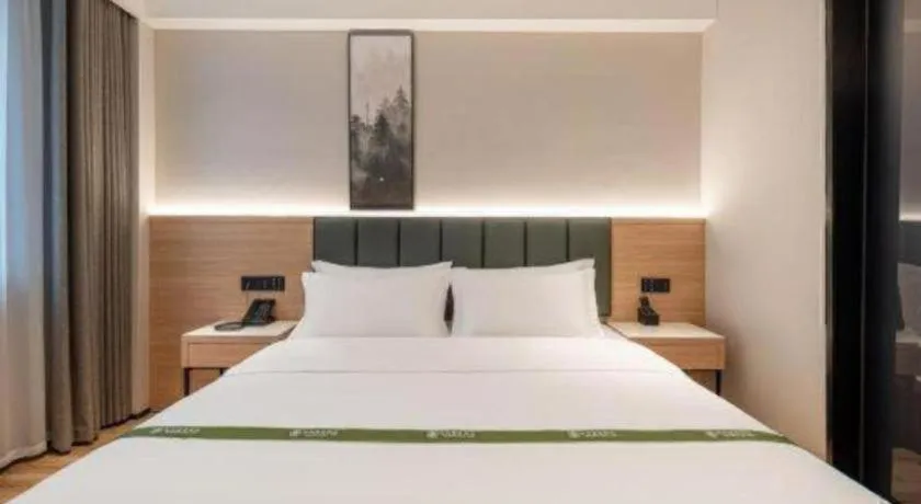 Bed in GreenTree Inn Bengbu Huaihe Walking Street