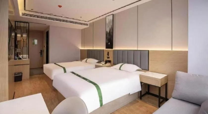 Bed in GreenTree Inn Bengbu Huaihe Walking Street