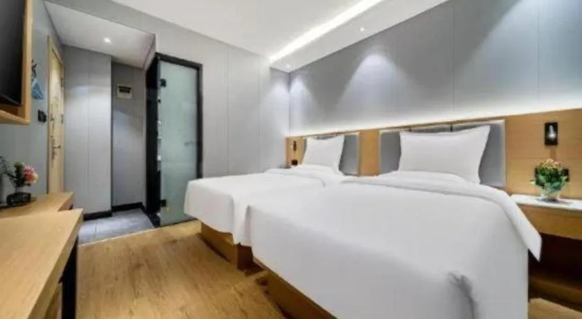 Bed in GreenTree Inn Bengbu Huaihe Walking Street