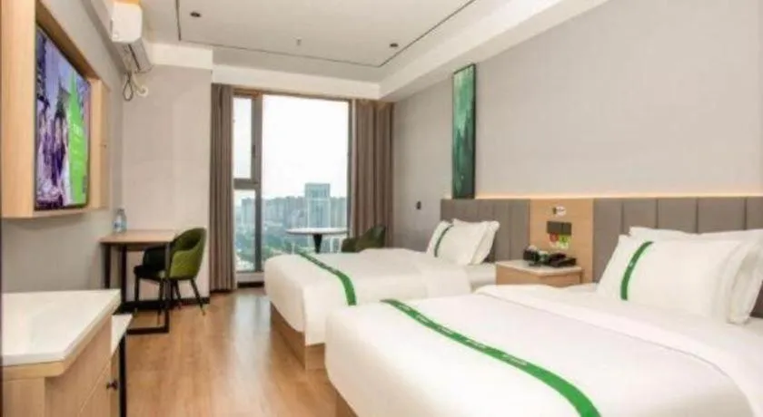 Bed in GreenTree Inn Bengbu Huaihe Walking Street