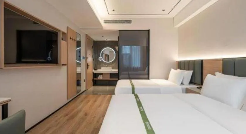 Bed in GreenTree Inn Bengbu Huaihe Walking Street