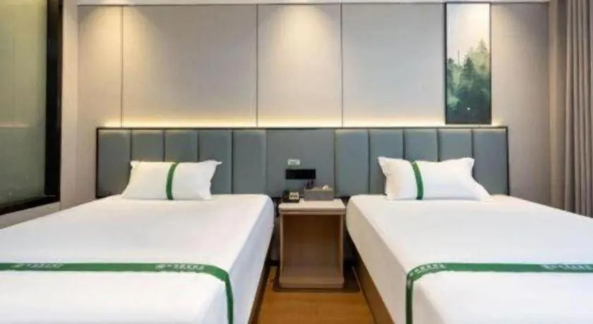 Bed in GreenTree Inn Bengbu Huaihe Walking Street