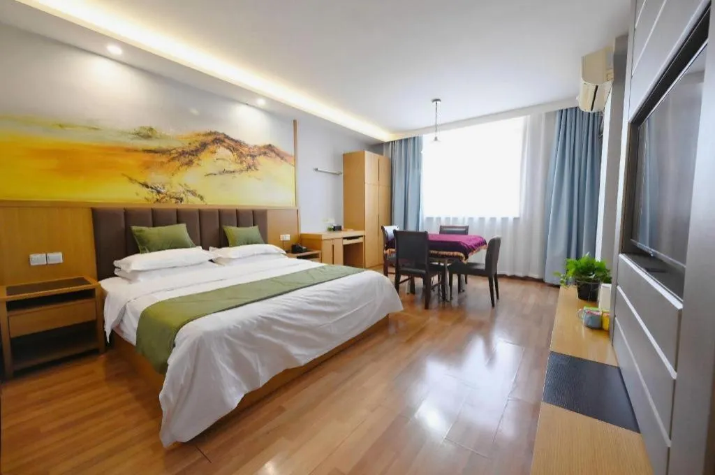 Bed in GreenTree Inn Gaoyou Government