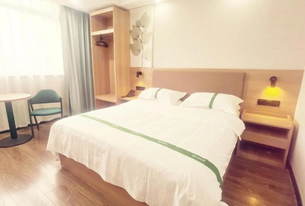 Bed in GreenTree Inn Gaoyou Government