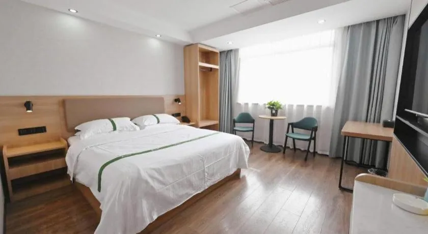 Bed in GreenTree Inn Gaoyou Government