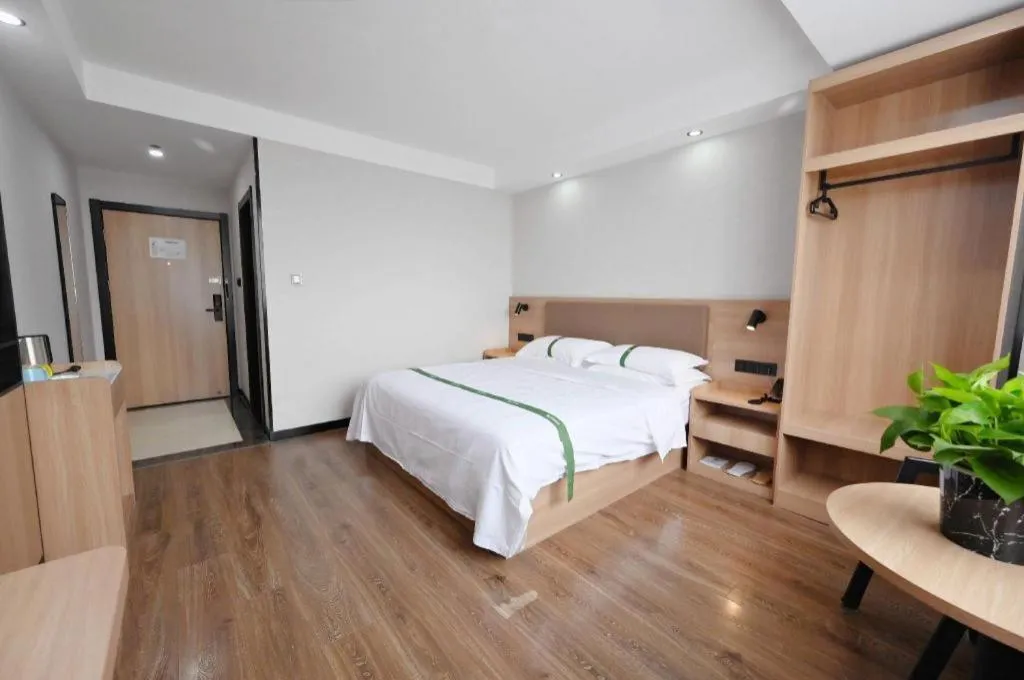 Bed in GreenTree Inn Gaoyou Government