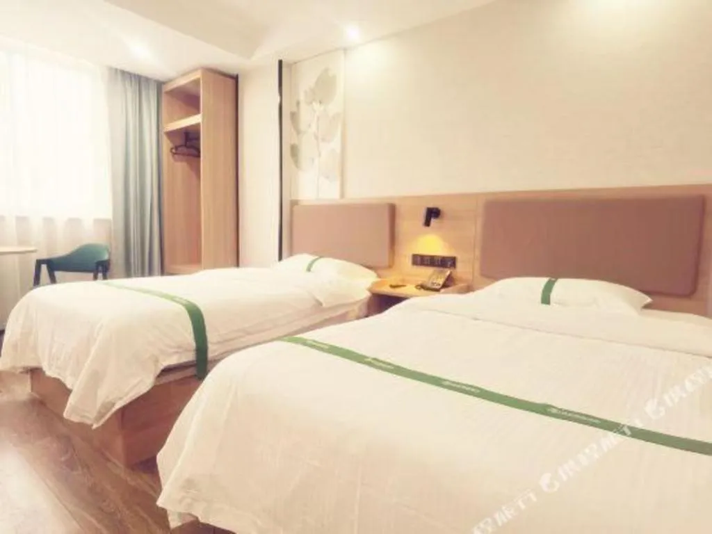 Bed in GreenTree Inn Gaoyou Government