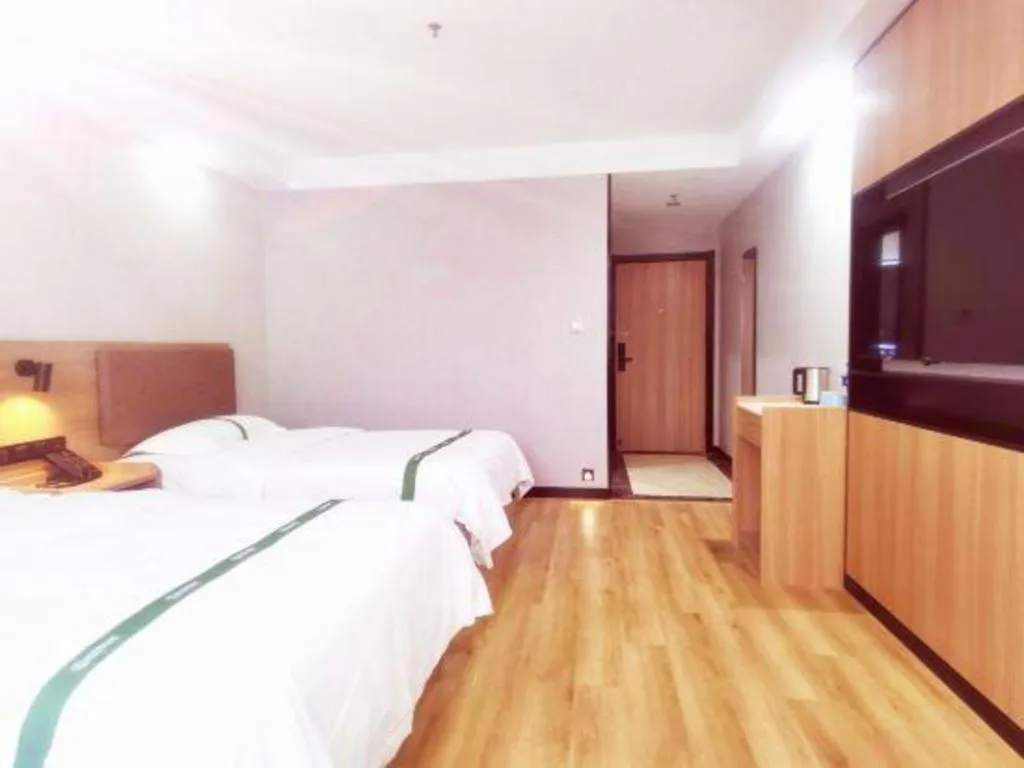 Bed in GreenTree Inn Gaoyou Government