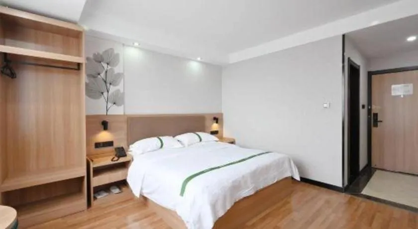 Bed in GreenTree Inn Gaoyou Government