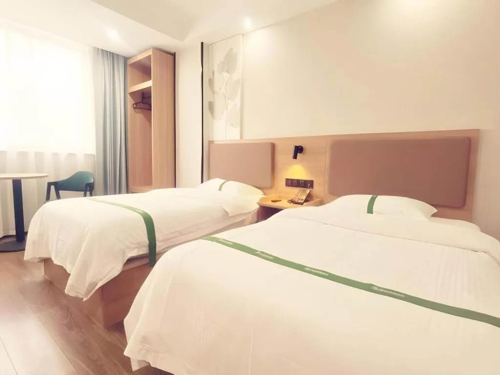 Bed in GreenTree Inn Gaoyou Government