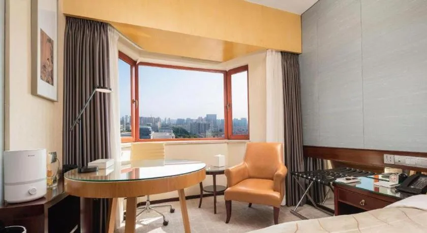 Bed in Shijiazhuang International Building Hotel