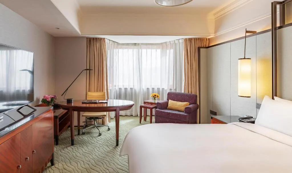 Bed in Shijiazhuang International Building Hotel