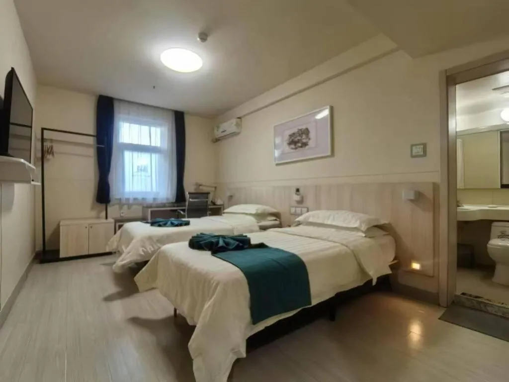 Bed in Jinjiang Inn Taiyuan Longtan Park