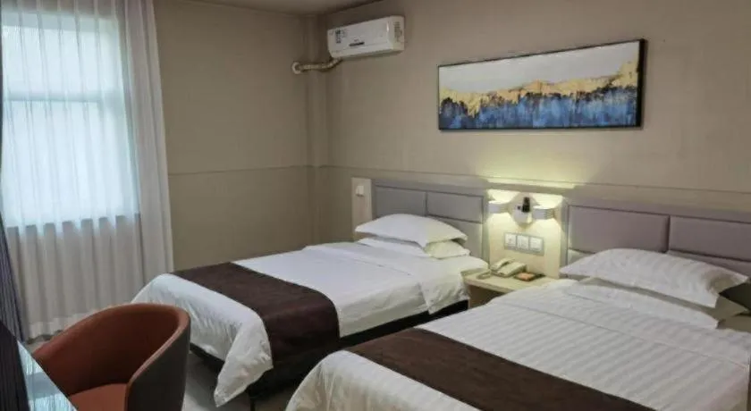 Bed in Jinjiang Inn Taiyuan Longtan Park