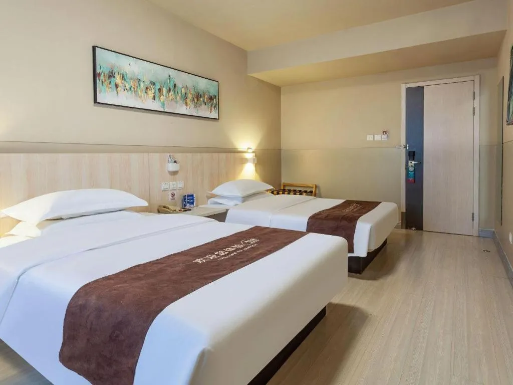 Bed in Jinjiang Inn Taiyuan Longtan Park