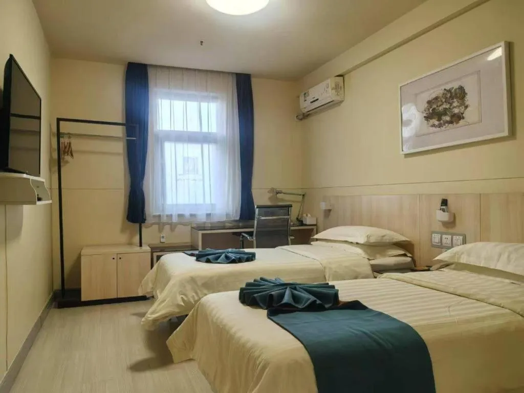 Bed in Jinjiang Inn Taiyuan Longtan Park