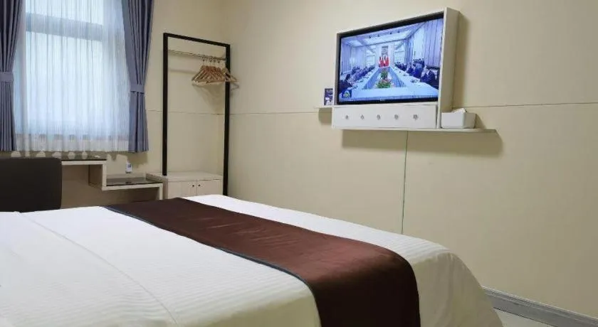 Bed in Jinjiang Inn Taiyuan Longtan Park