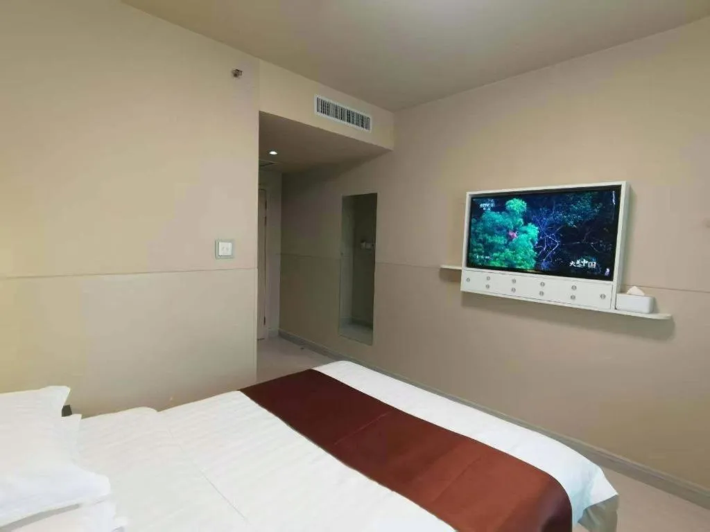 Bed in Jinjiang Inn Taiyuan Longtan Park