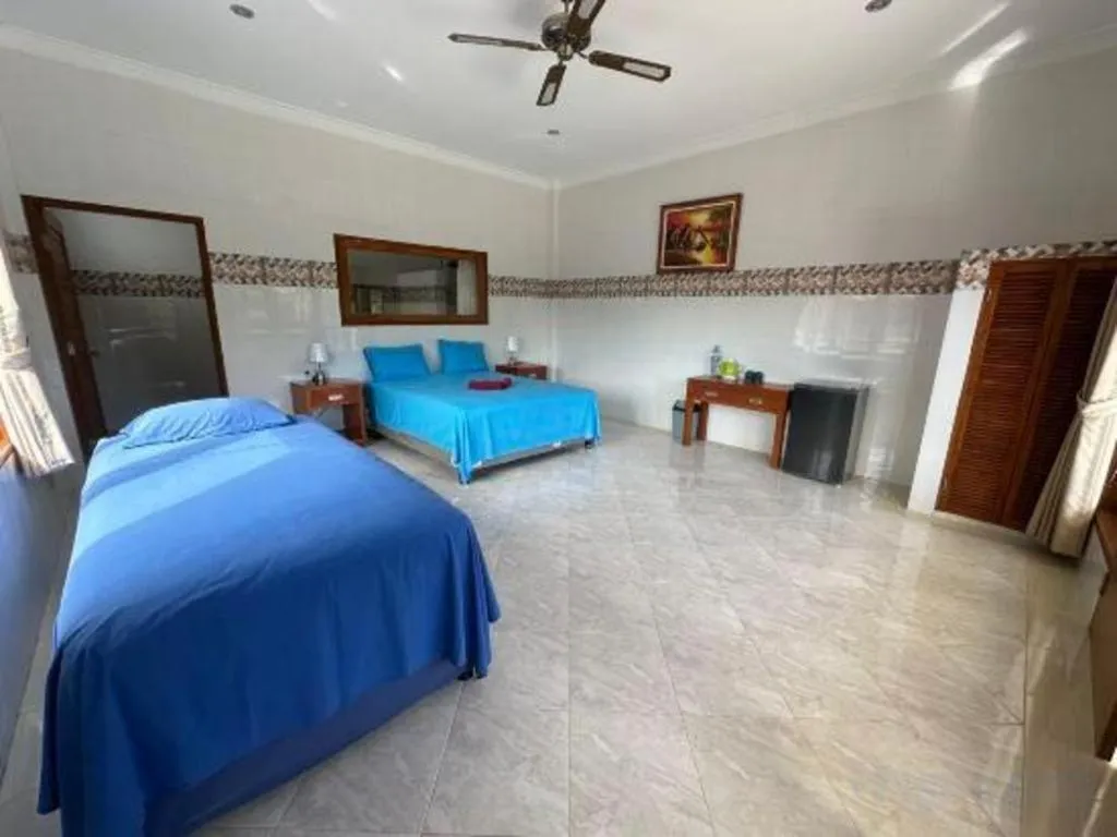 Bed in Tulamben Wreck Divers Resort & Restaurant