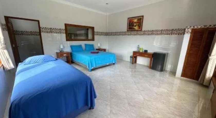 Bed in Tulamben Wreck Divers Resort & Restaurant