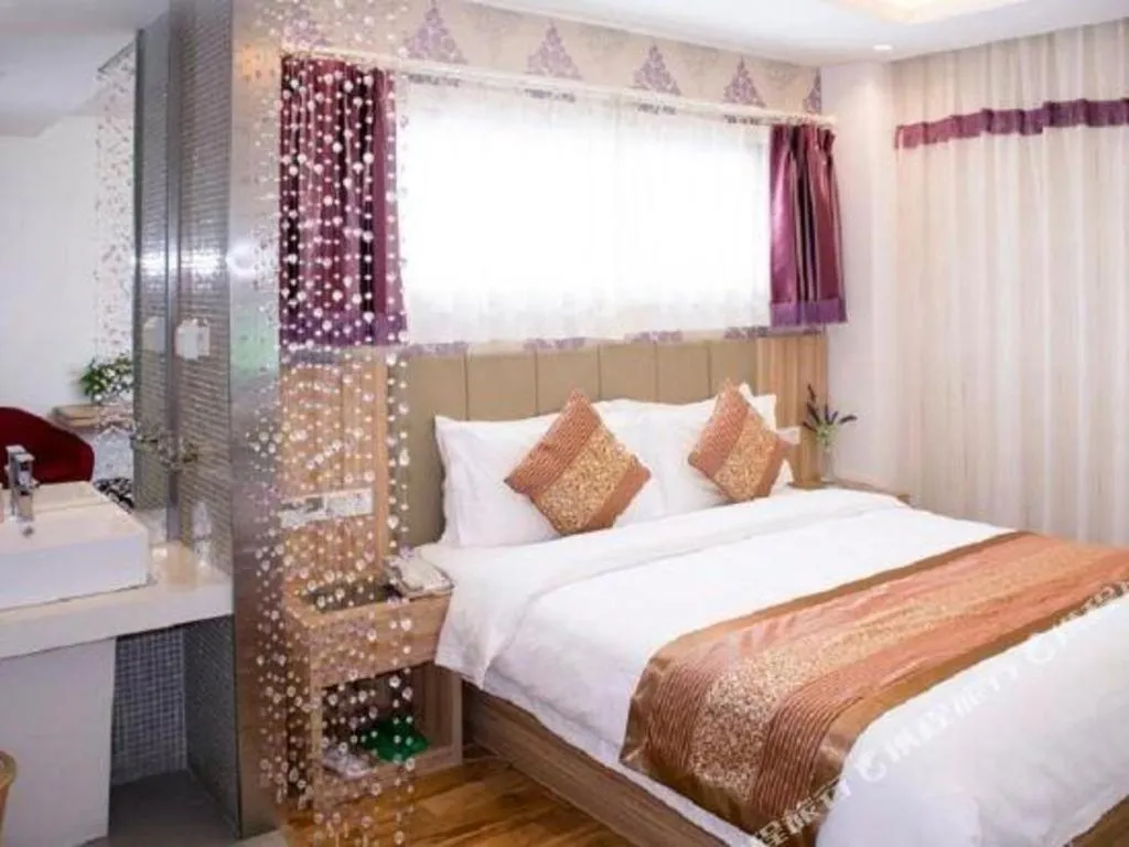 Bed in Shanshui Trend Hotel Beijing International Airport Branch