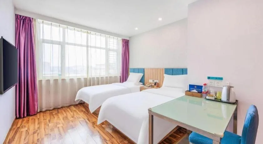 Bed in Shanshui Trend Hotel Beijing International Airport Branch