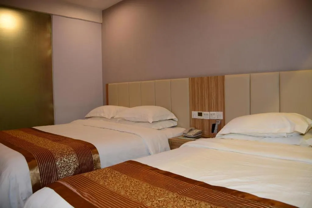 Bed in Shanshui Trend Hotel Beijing International Airport Branch