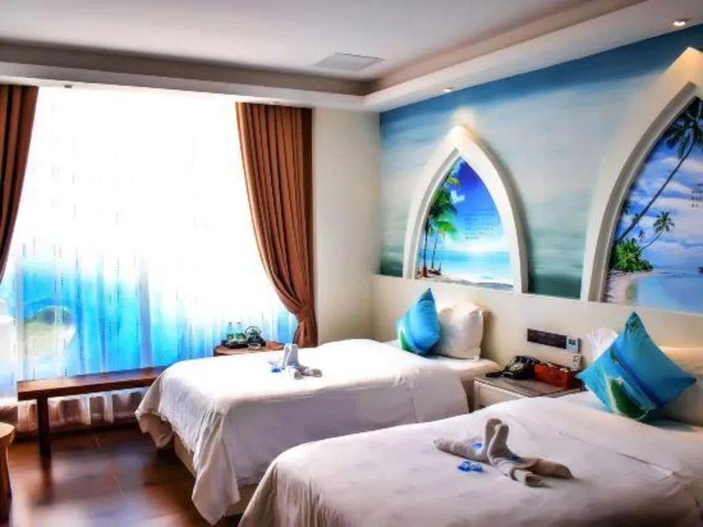 Bed in Huangma Holiday Nanhai Museum Hotel