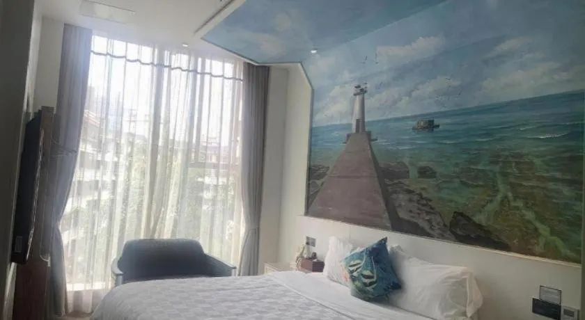 Bed in Huangma Holiday Nanhai Museum Hotel