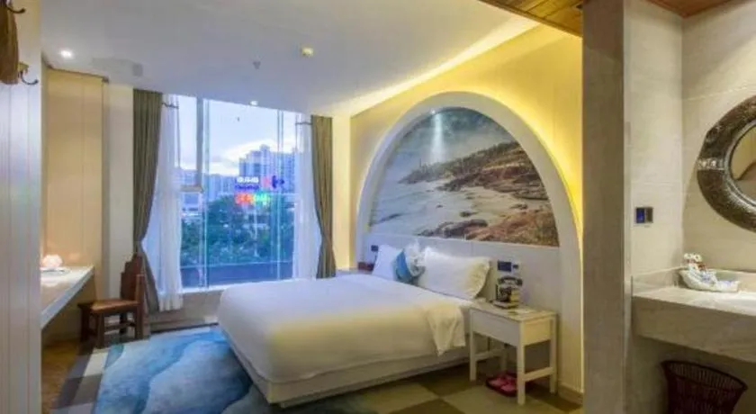Bed in Huangma Holiday Nanhai Museum Hotel
