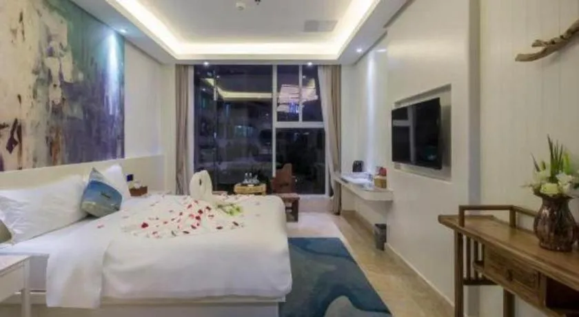 Bed in Huangma Holiday Nanhai Museum Hotel