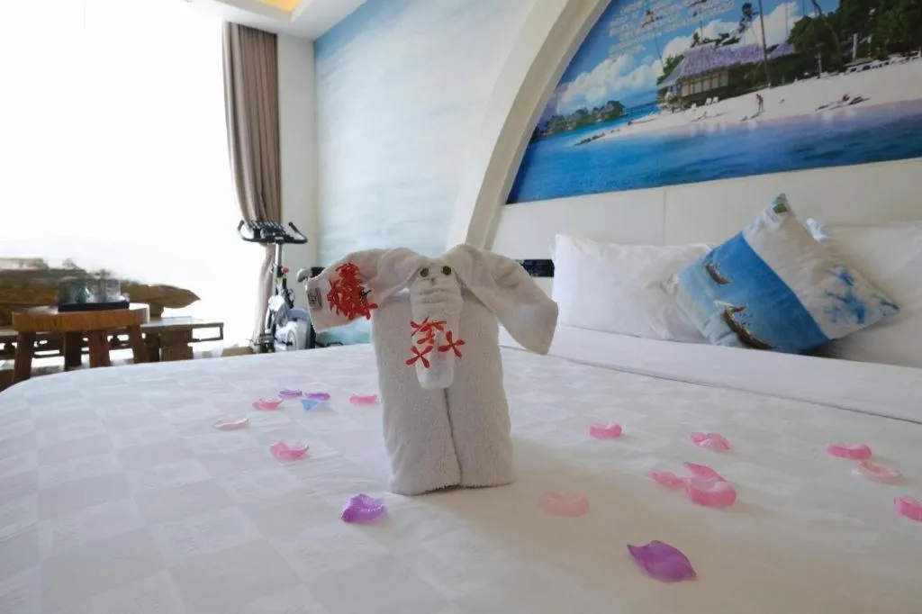 Bed in Huangma Holiday Nanhai Museum Hotel