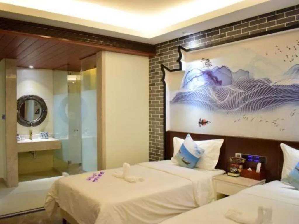 Bed in Huangma Holiday Nanhai Museum Hotel