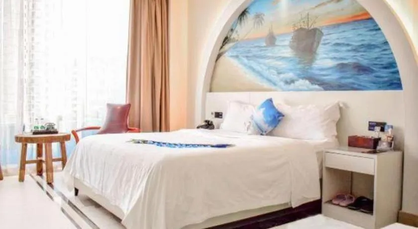 Bed in Huangma Holiday Nanhai Museum Hotel