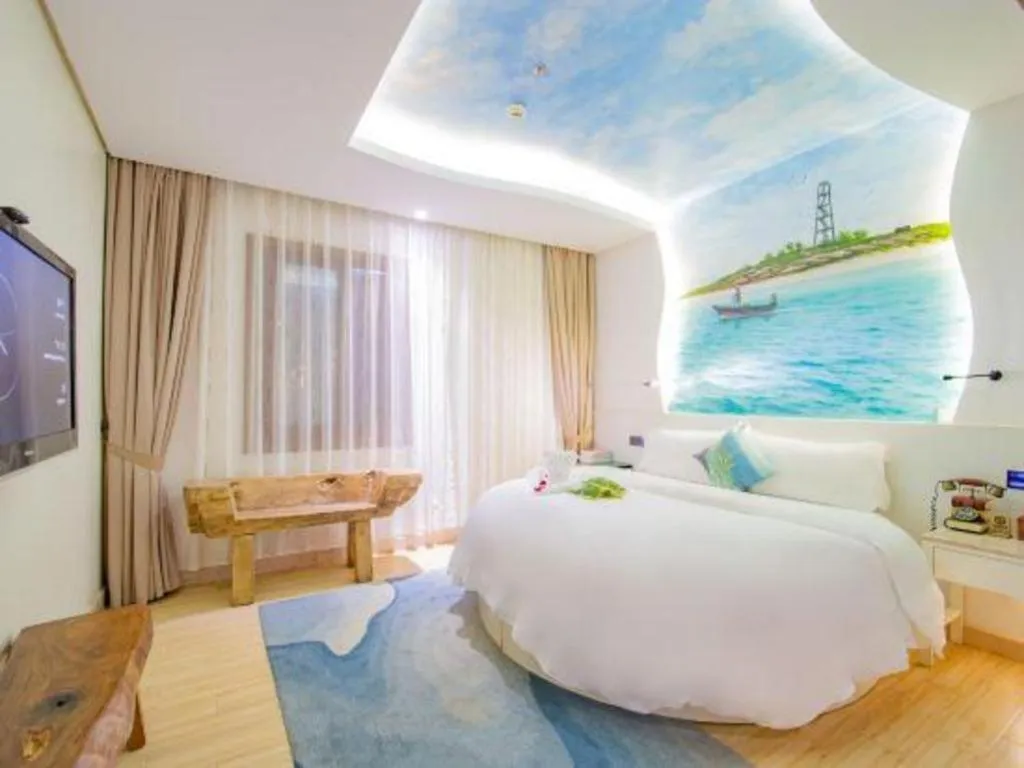 Bed in Huangma Holiday Nanhai Museum Hotel